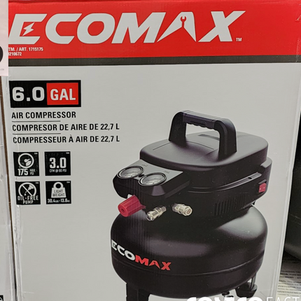 Ecomax 6 Gallon Air Compressor