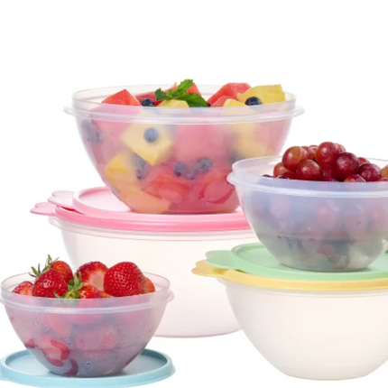 Tupperware Containers, 10-pieces