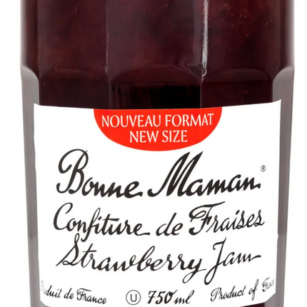 Bonne Maman Strawberry Jam, 750 mL