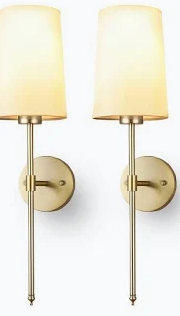 Globe Rechargeable Sconce, 2-pack GOLD