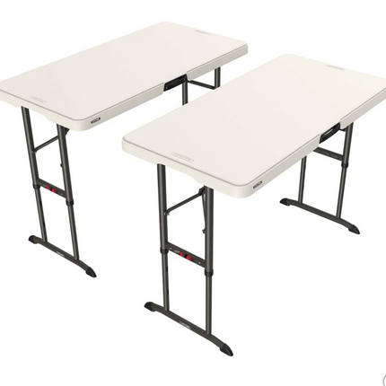Lifetime 4-Foot Folding Table 1 Pack Used
