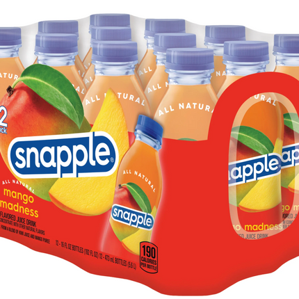 Snapple Mango Madness 12 Pack
