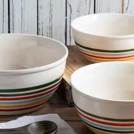 Baum 3-Piece Striped Bowl Set