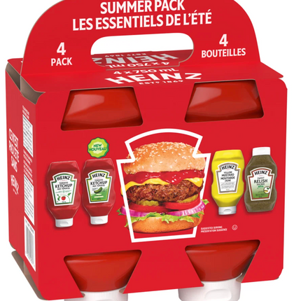 Heinz Summer Pack, 4 × 750 mL
